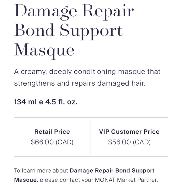 NEW unopened hair repair Monat products - Picture 3 of 11